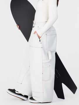 Women's UrbanCraft Freeride Utility Baggy Ski Pants with Reinforced Panels