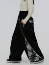 Women's Hyper Flux Graffiti Panel Reflective Line Jogger Baggy Snowboard Pants