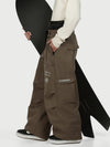 Men's Camden Punk Rivet Street Utility Cargo Snowboard Pants – Baggy Freestyle Fit