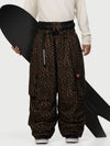 Men's Utility Cargo Baggy Snow Pants – Multi Pocket Street Belt Design
