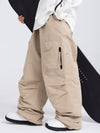 Men's Mountain Expedition Baggy Snow Pants with Side Cargo Pockets