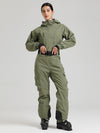 Women's Gsou Snow Alpine Luxe Slim Fit Full Body Onesie Ski Jumpsuit