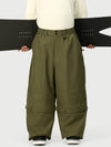 Men's Utility UrbanCraft Cargo Double Knee Snowboard Pants with Rivet-Reinforced Panels