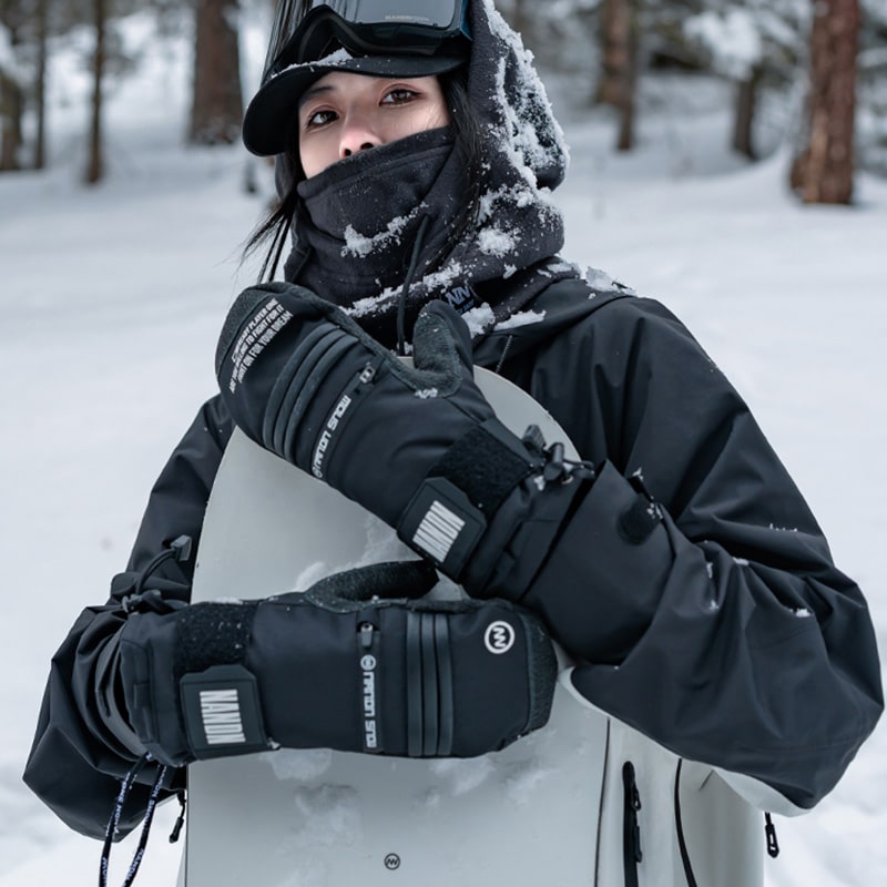 rome bronson len rk1 snowboard mitts Men's Nandn Mountain Beast KEVLAR All Weather Snowboard Mittens