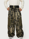 Men's Wild Motion Super Baggy Snow Pants – Multi Pocket Reflective Colorblock Design