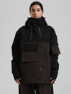 Women's Gsou Snow Terrain Flow FlexZip Hybrid Cargo Snowboard Jacket