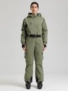 Women's Gsou Snow Alpine Luxe Slim Fit Full Body Onesie Ski Jumpsuit