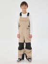 Boys Mountain Trek Light Reflective Knee Guard Waterproof Insulated Snow Bib Pants