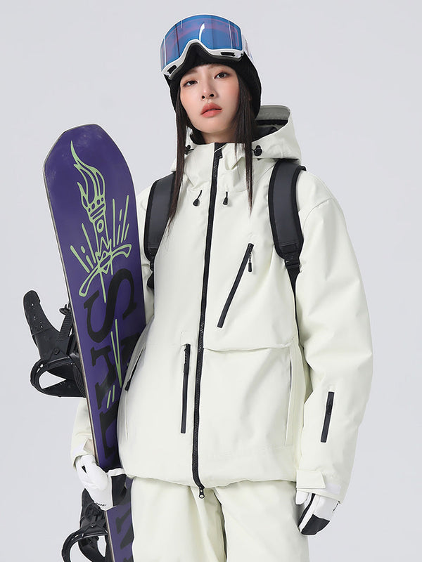 Women's Searipe Durable Mountain Rider All-Weather Baggy Snow Jacket