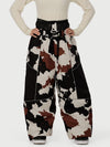 Women's Wild Motion Super Baggy Snow Pants – Reflective Colorblock Multi Pocket Design