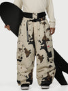 Men's Utility Cargo Baggy Snow Pants – Multi Pocket Street Belt Design