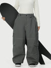 Women's Utility Wild Soul Crew Heavy Stitch Cargo Baggy Fit Snowboard Pants