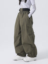 Women's Searipe Mountain Insulated Overalls Baggy Snow Pants