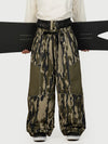 Men's Wild Motion Super Baggy Snow Pants – Multi Pocket Reflective Colorblock Design