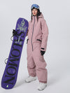Women's Searipe Mountain Freerider One Piece Ski Suits Full Body Baggy Snowsuits
