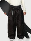 Men's Urban Vibe Workwear-Inspired Rivet-Trim Wide Fit OG Baggy Snowboard Pants