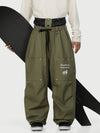 Men's Camden Punk Rivet Street Utility Cargo Snowboard Pants – Baggy Freestyle Fit