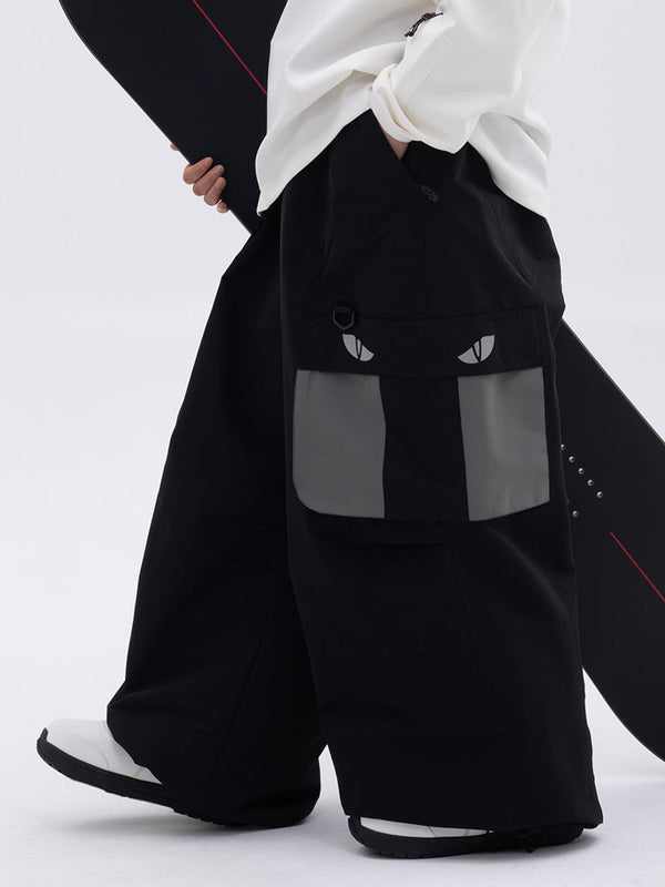 Snowshred Men's Skyguard Utility Extra Baggy Cargo Snow Pants