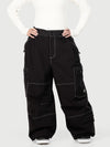 Women's Utility Wild Soul Crew Heavy Stitch Cargo Baggy Fit Snowboard Pants