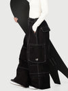 Women's Utility Wild Soul Crew Heavy Stitch Cargo Baggy Fit Snowboard Pants