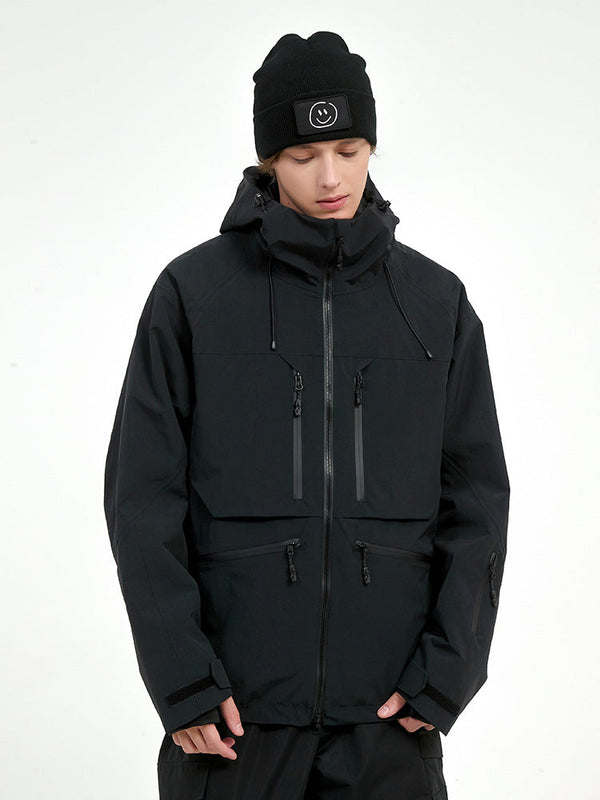 Men's Durable Steeze HypeShred Baggy Utility Cargo Snow Jacket