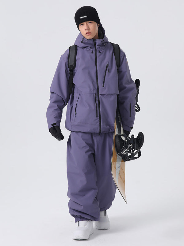 Men's Searipe Unisex Durable Mountain Rider All-Weather Baggy Snow Suit