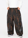 Men's Nightline Reflective Curve Park Baggy Snowboarding Pants
