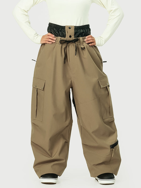 Women's Techline Workwear-Inspired Utility Cargo Snowboard Pants – Baggy Freestyle Fit