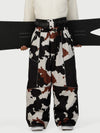 Men's Wild Motion Super Baggy Snow Pants – Multi Pocket Reflective Colorblock Design