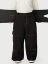 Men's Utility Wild Soul Crew Heavy Stitch Cargo Baggy Fit Snowboard Pants
