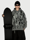 Women's Park Rider 2-in-1 Layered Freestyle Snow Hoodie with Contrast Sleeves