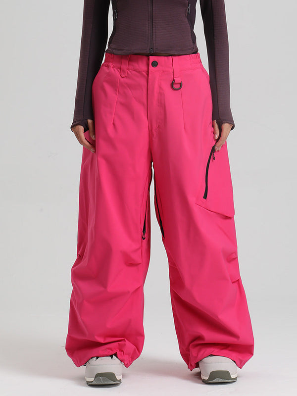 Women's Gsou Snow Durable Urban Vibe All Function Baggy Snow Pants