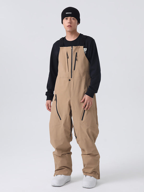 Men's Searipe Durable Mountain Rider All-Terrain Overall Snowboard Pants