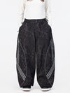 Women's Nightline Reflective Curve Park Rider Baggy Snowing Pants
