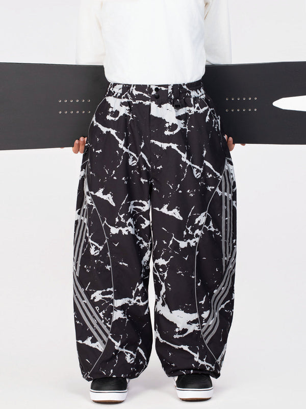 Men's Nightline Reflective Curve Park Baggy Snowboarding Pants