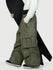 Men's Utility Cargo Baggy Snow Pants – Multi Pocket Street Belt Design