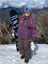Women's All Season Mountain Vibe Streetstorm Pullover Camo Snowboard Jacket