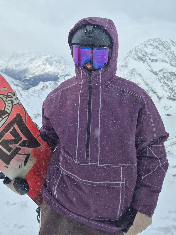 Men's All Season Mountain Vibe Streetstorm Pullover Camo Snowboard Jacket
