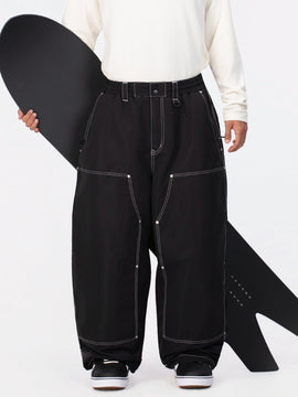 Men's UrbanCraft Utility Freeride Baggy Snow Pants with Reinforced Panels