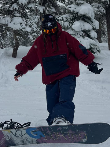 Snowverb Women's Baggy Snow Jacket Snowboard Hoodies