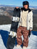 Women's Double Knee Mountain Freestyle Baggy Camo Snow Pants