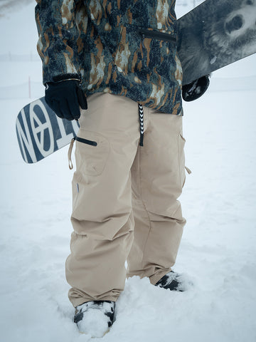 Snowverb Men's Baggy Snow Pants Snowboard Bib Overalls