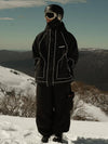 Men's All Weather Mountain Chill Reflective Snow Jacket – Night Skiing & Snowboard