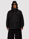 Men's UrbanCraft Workwear Utility Freestyle Snowboard Jacket – Reflective Hood & Street Style