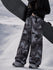 Women's Nightline Park Rider Reflective Trim Cargo Pockets Baggy Snow Pants