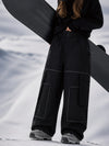 Women's Nightline Park Rider Reflective Trim Cargo Pockets Baggy Snow Pants