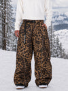 Men's Wild Motion Reflective Cargo Pockets Extra Baggy Snowboard Pants