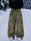 Women's Utility Techline Durable Stretch Cargo Baggy Freestyle Fit Snowboard Pants