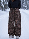Women's Wild Motion Reflective Cargo Pockets Extra Baggy Snowboard  Pants