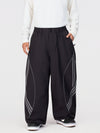 Men's Nightline Reflective Curve Park Baggy Snowboarding Pants